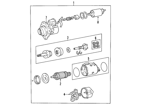 2000 Ford F-350 Super Duty Starter Diagram 2 - Thumbnail