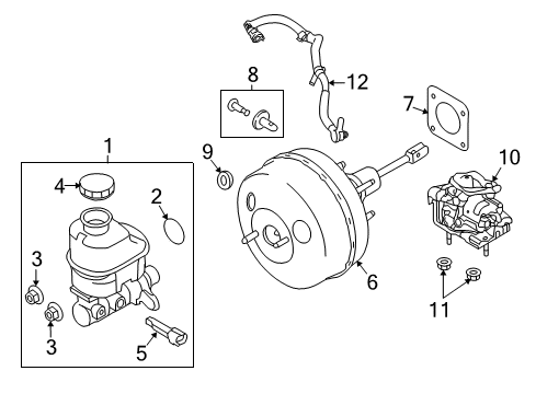 2011 Ford F-150 Vacuum Pump Diagram for BL3Z-2A451-B