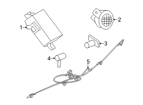 2011 Ford Edge Parking Aid Diagram