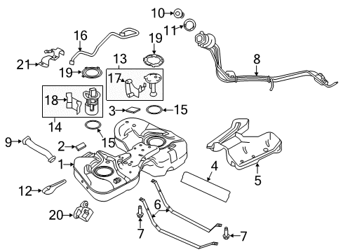 2016 Ford Police Interceptor Sedan Fuel Supply Diagram 4 - Thumbnail