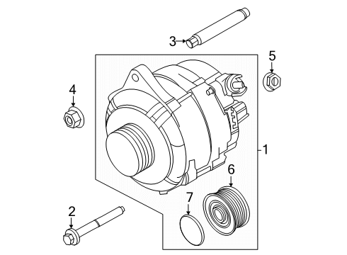 2024 Ford Transit-250 Alternator Diagram 3 - Thumbnail