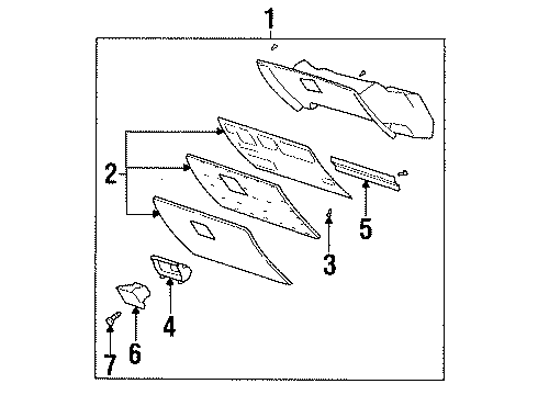 1999 Ford Crown Victoria Glove Box Diagram