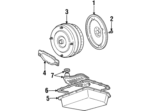 2000 Lincoln Town Car Filter Diagram for F6AZ-7A098-A