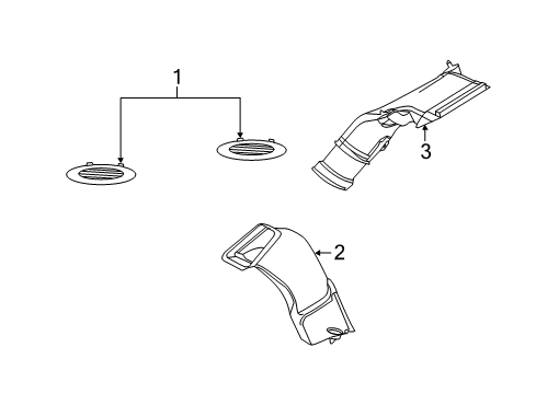 2013 Ford Explorer Ducts Diagram