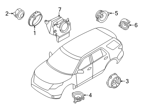 2018 Ford Explorer Sound System Diagram 6 - Thumbnail