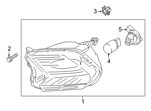 2018 Ford Escape Bulbs Diagram 5 - Thumbnail