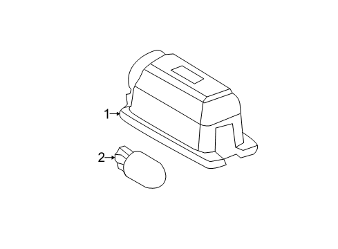 2013 Ford Explorer License Lamps Diagram