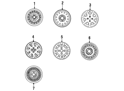 1988 Ford Tempo Wheels Diagram