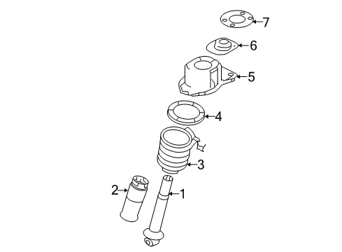 2006 Ford Five Hundred Struts & Components Diagram 3 - Thumbnail