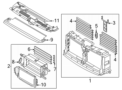 2025 Ford Expedition Splash Shields Diagram