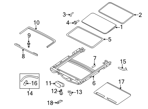 2008 Ford Explorer Sport Trac Sunroof Diagram