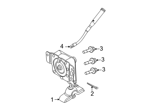 2008 Ford Escape Shaft Bolt Diagram for -W506425-S439