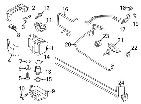 2022 Ford F-350 Super Duty Emission Components Diagram 3 - Thumbnail