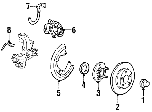 1995 Lincoln Continental Anti-Lock Brakes Diagram