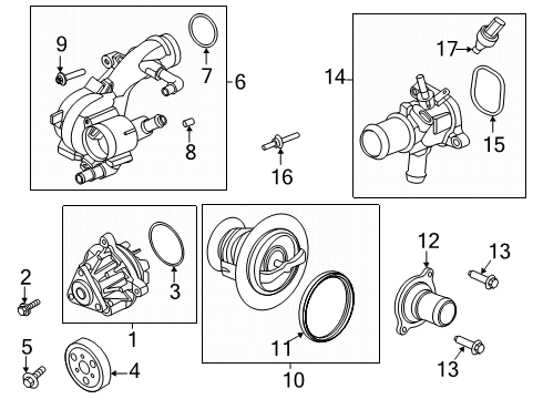 2024 Lincoln Corsair Water Pump Diagram