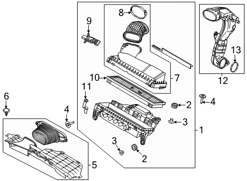 2025 Ford Maverick Air Intake Diagram 2 - Thumbnail