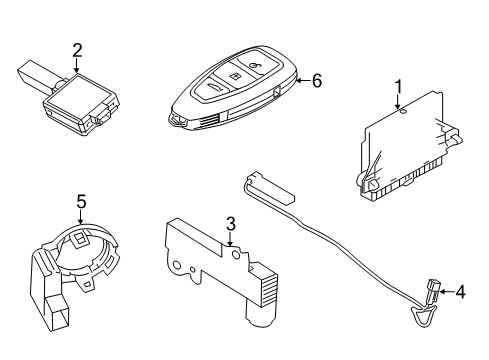 2012 Ford Focus Anti-Theft Components Diagram 3 - Thumbnail