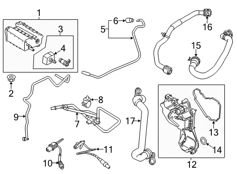 2018 Ford Fiesta Emission Components Diagram 2 - Thumbnail