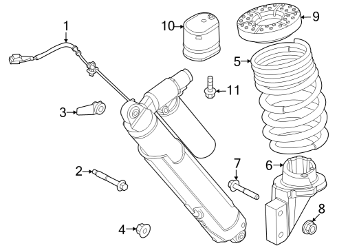 2022 Ford F-150 Shocks & Components Diagram 2 - Thumbnail