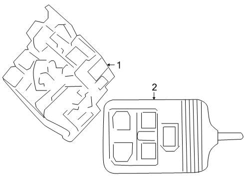 2007 Lincoln Navigator Anti-Theft Components Diagram