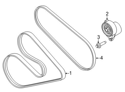 2019 Ford F-150 Belts & Pulleys - Belts Diagram 6 - Thumbnail