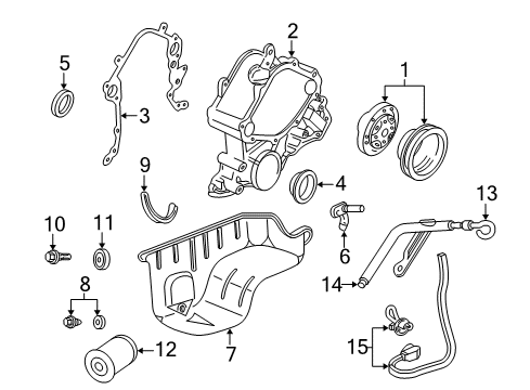 2007 Ford Freestar Engine Parts Diagram