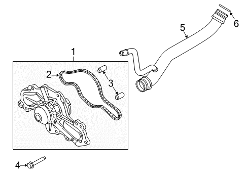 2015 Ford Police Interceptor Utility Water Pump Diagram 2 - Thumbnail