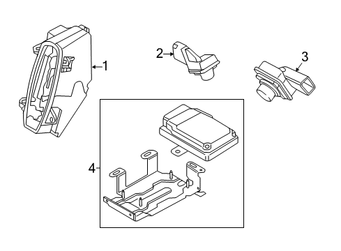 2017 Lincoln MKX Parking Aid Diagram
