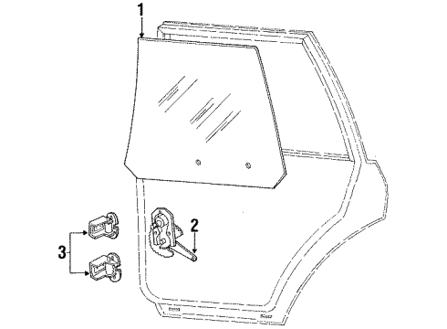 1988 Ford Escort Hardware Diagram