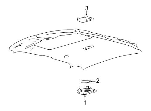 2008 Ford F-150 Interior Lamps Diagram 2 - Thumbnail