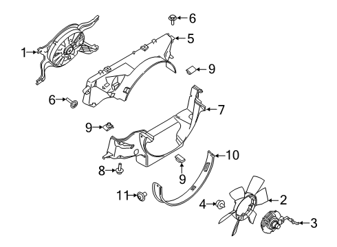 2020 Ford F-150 Cooling Fan Diagram 3 - Thumbnail