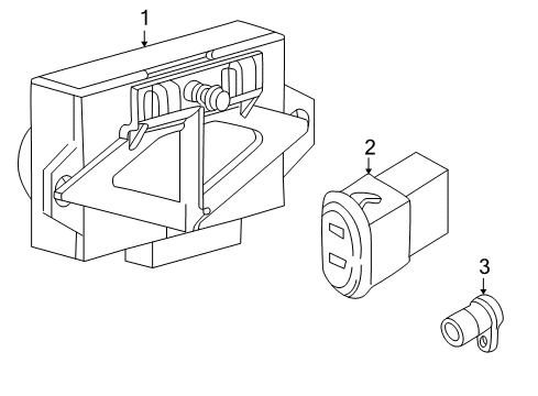 2009 Mercury Mountaineer Parking Aid Diagram