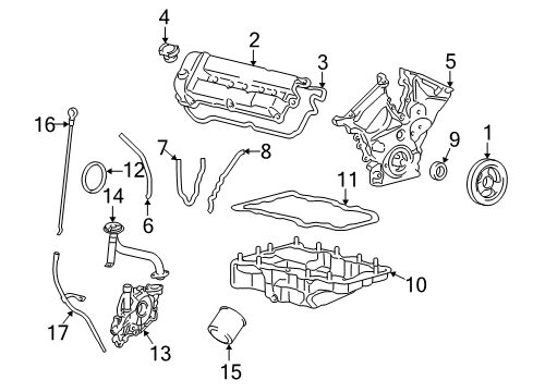 2006 Mercury Mariner Engine Parts Diagram 3 - Thumbnail