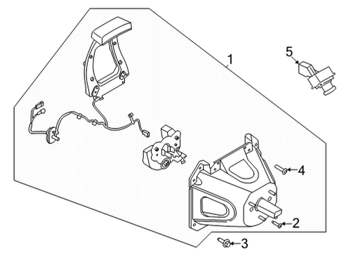2024 Ford Bronco Spare Tire Carrier Diagram