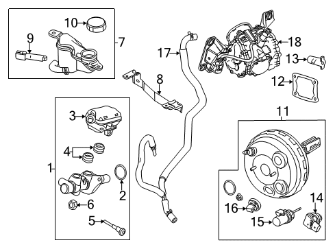 2011 Lincoln MKZ Valve Diagram for 9M6Z-2L524-A