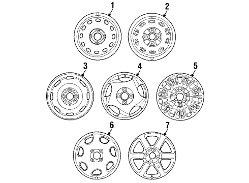 2000 Mercury Mystique Wheels Diagram