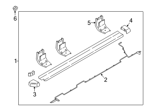2022 Ford F-350 Super Duty Running Board Diagram 14 - Thumbnail