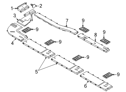 2025 Ford Transit-350 HD Ducts & Louver Diagram 2 - Thumbnail