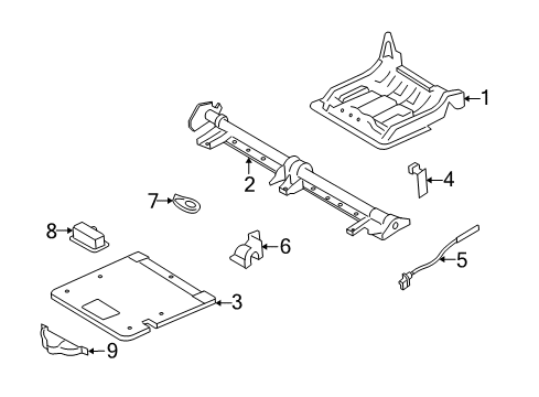 2005 Ford Freestyle Rear Seat Diagram 2 - Thumbnail
