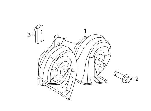 2012 Ford Mustang Horn Diagram 2 - Thumbnail