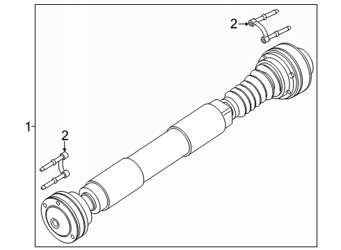 2024 Ford Ranger Front Propeller Shaft Diagram