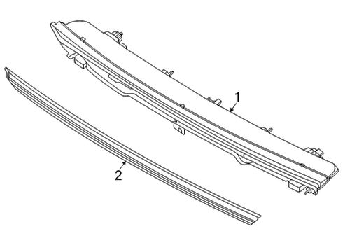 2024 Lincoln Corsair Reflector Diagram