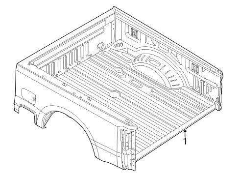 2025 Ford F-350 Super Duty Box Assembly Diagram 2 - Thumbnail