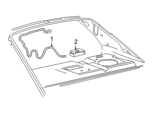 2000 Lincoln LS Antenna & Radio Diagram
