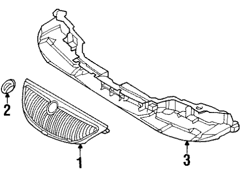 1998 Mercury Mystique Front Panel Diagram