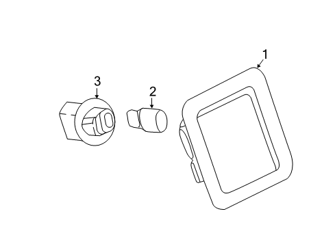 2022 Ford F-350 Super Duty License Lamps Diagram