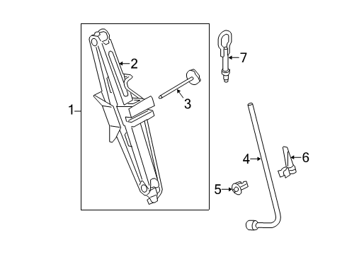 2023 Ford Transit Connect Jack & Components Diagram 2 - Thumbnail