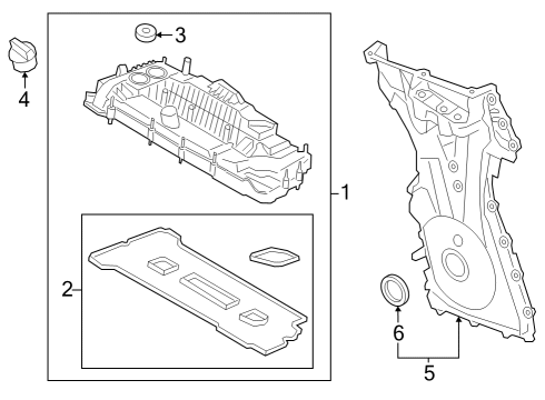 2024 Ford Escape Crankshaft & Bearings Diagram 5 - Thumbnail