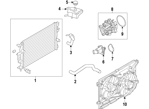 2013 Ford Fusion Cooling System Diagram 3 - Thumbnail