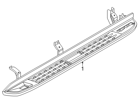 2025 Ford Ranger Running Board Diagram 2 - Thumbnail